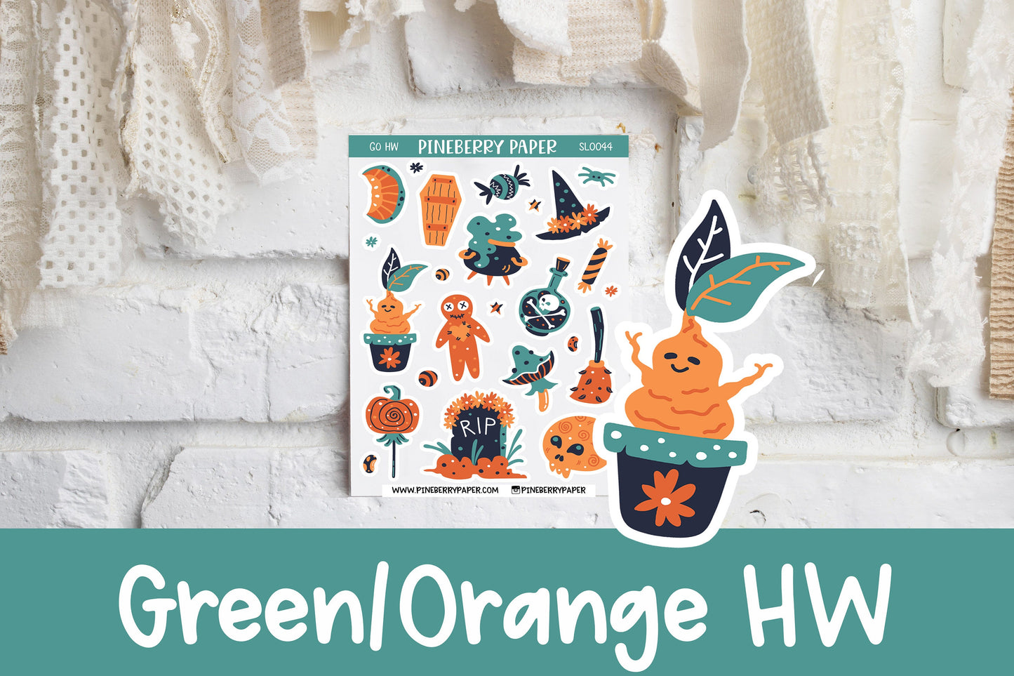 Green and Orange Halloween | SL0044