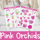 Pink Orchids  | FL0129 | FL0130