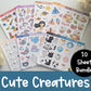 Cute Creatures Sticker Bundle