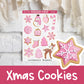 Pink Christmas Cookies | SL0065