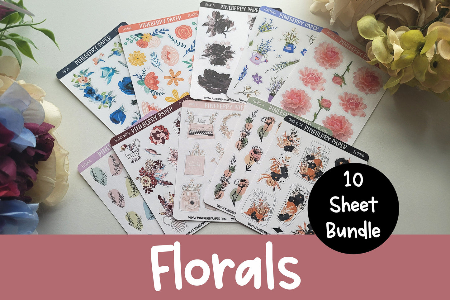 Bestselling Floral Sticker Bundle