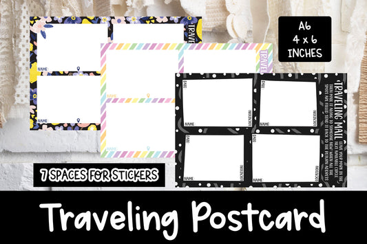 Traveling Postcards | TPC | 4" x 6"