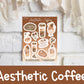 Aesthetic Coffee Stickers by Aesthetickers Studios