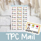 TPC Mail Stickers | Traveling Postcard | ML0001