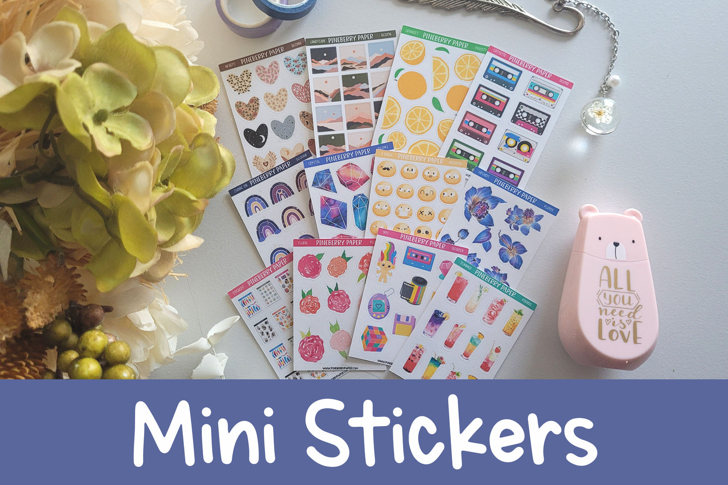 Mini Sticker Sheets | Size 1.75 x 2.5