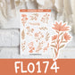 Peach Floral | FL0173 | FL0174