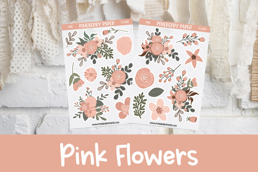 Pink Flowers | FL0168 | FL0169