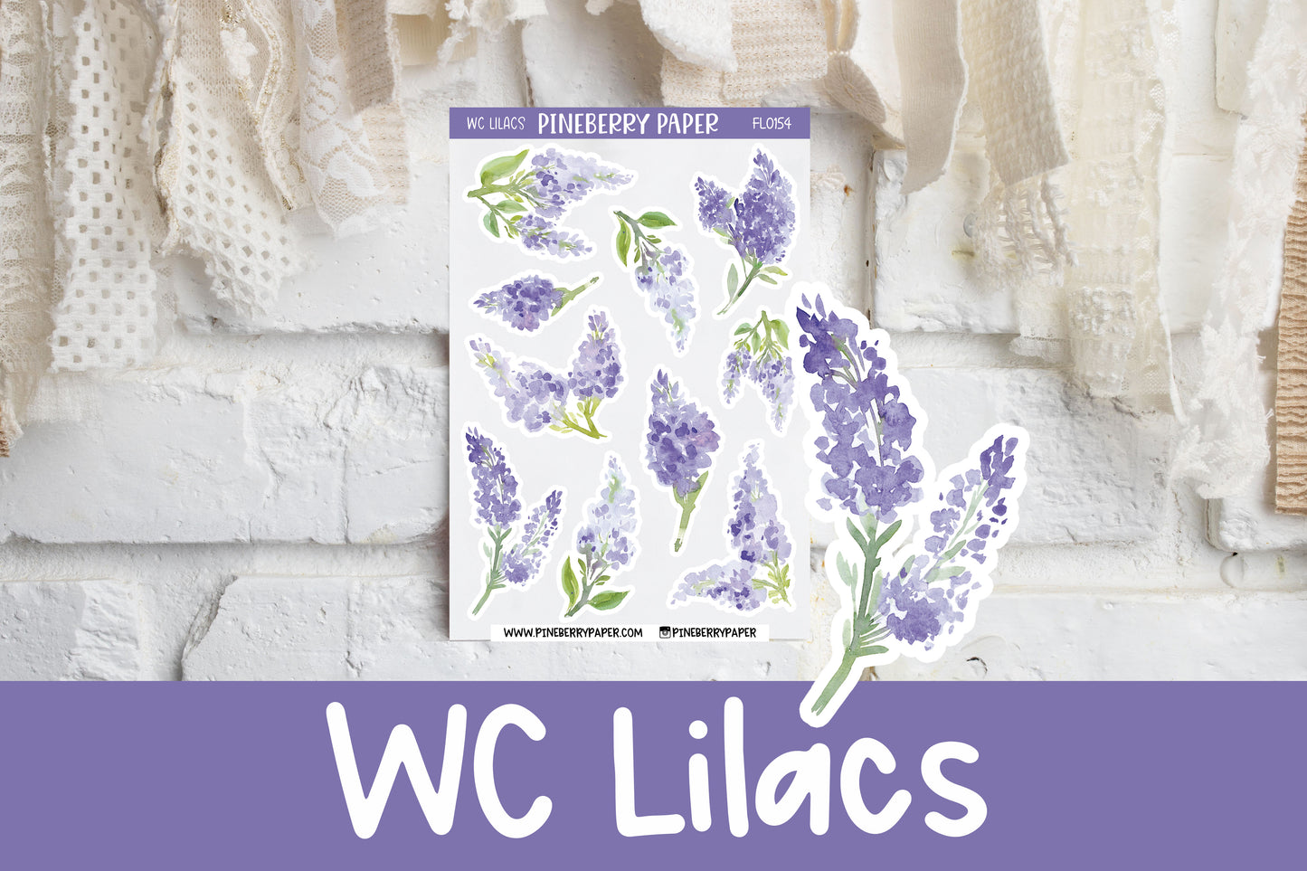 Watercolor Lilacs | FL0154